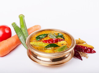 Famous south indian curry sambar