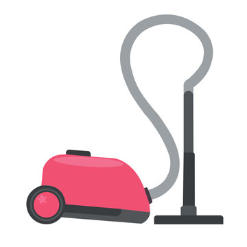 Young woman using vacuum cleaner at home, closeup .Vacuum cleaner - Workers collection.