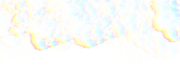 abstract colorful background looks like clouds on transparent background