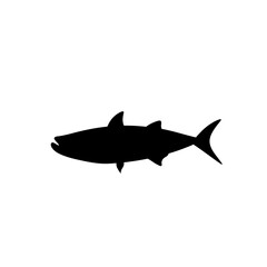 Fish vector silhouette