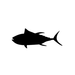 Fish vector silhouette