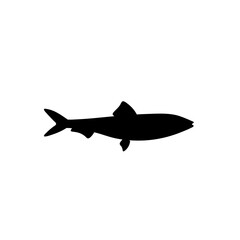 Fish vector silhouette