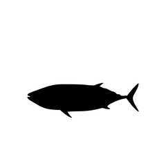 Fish vector silhouette