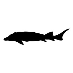 Fish vector silhouette
