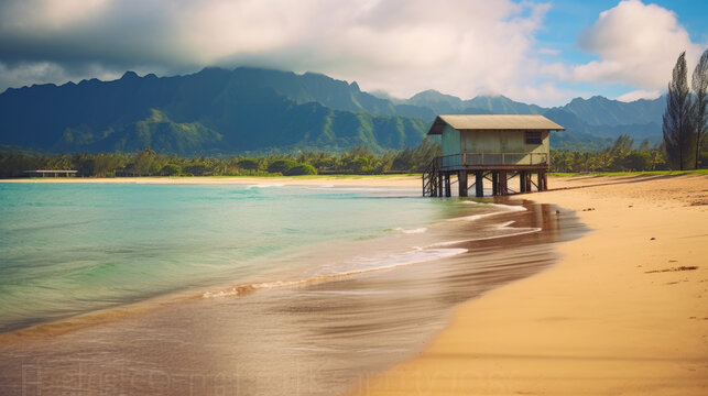 Hanalei Hawaii, HD, Background Wallpaper, Desktop Wallpaper