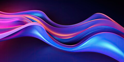 Holographic and iridescent waves with fluid curves - AI Generated