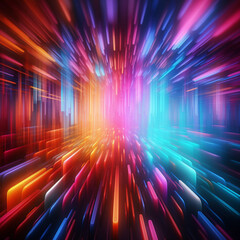 Obraz premium Colorful Vibrant Abstract Background