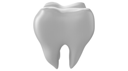 tooth isolated on transparent background