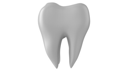 tooth isolated on transparent background