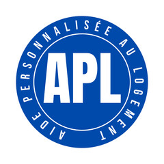 Symbole APL aide personnalisée au logement