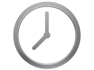 clock on transparent background