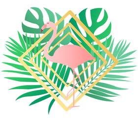 Obraz premium flamingo illustration