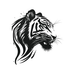 tiger head vector