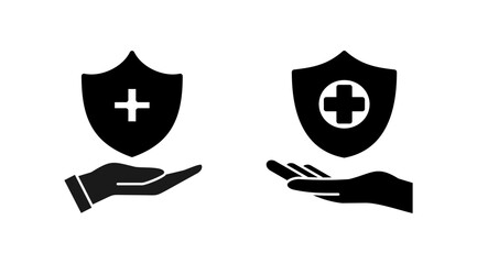 Health insurance icon vector. medical insurance icon