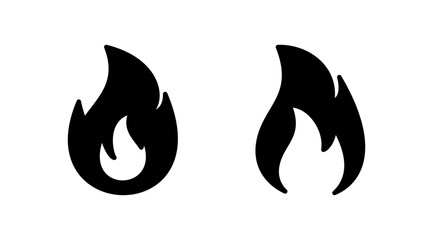 Fire icon vector. fire flame icon