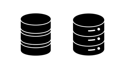 Database icon vector. server icon. storage