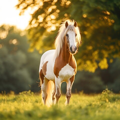 horse in the field