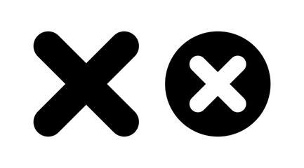 Fototapeta premium Close vector icon. Delete icon. remove, cancel, exit symbol.