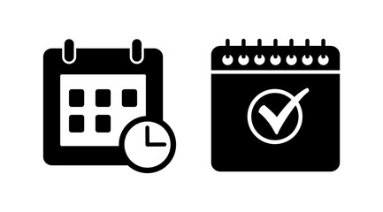 calendar icon vector. Calender symbol