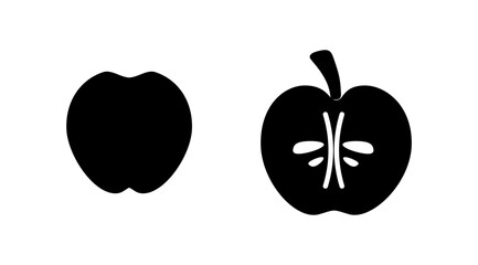 Apple icon vector. apple symbol