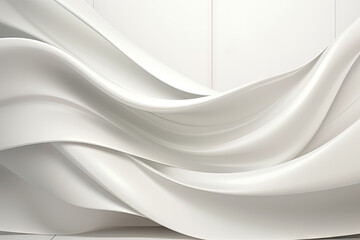 abstract white wave background. business background
