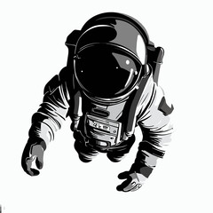 illustration astronaut vector © No background