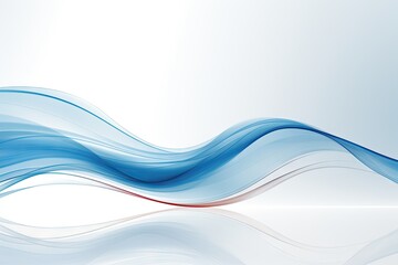 Obraz premium an abstract blue wave background. business background.