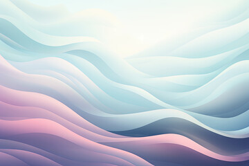 an abstract gradient blue and pink wave background. business background.