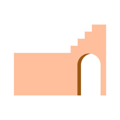 Fototapeta premium Customable Boho Architecture 