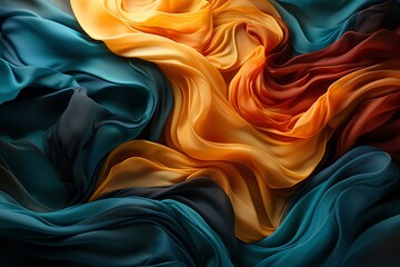 vibrant flowing cloth fabric background