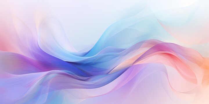 an abstract background of blue pink and orange waves © PixelHub