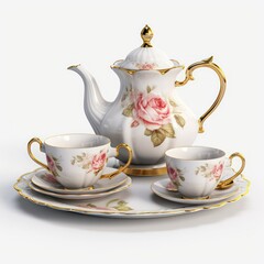 luxury tea cup clipart luxury color realistic detailed