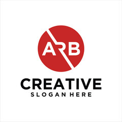ARB letter logo design-ARB letter for company logo.