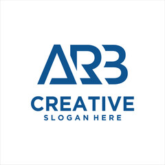 ARB letter logo design-ARB letter for company logo.
