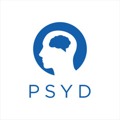 Neuro logo icon design template flat vector