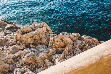 Beautiful view on the Mediterranean Sea. Monaco. Nature