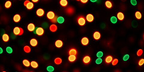 Red Christmas baubles decoration on red background. New Year party background. Minimal style. Flat lay.