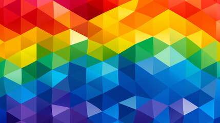 abstract colorful texture or background with a pop art - inspired pattern that represents the colors of the rainbow flag, a symbol of the LGBT community. Generative AI	