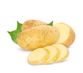 potato isolated on white background