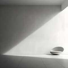 minimalistic gray interior background