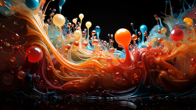 abstract background with circles