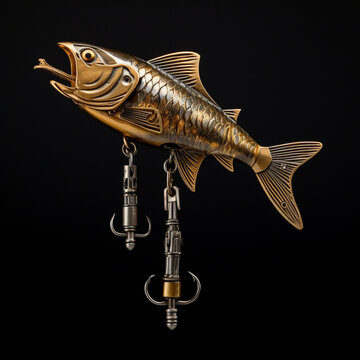 fish on a white background