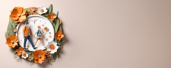 Fathers day background abstract, with a copy space