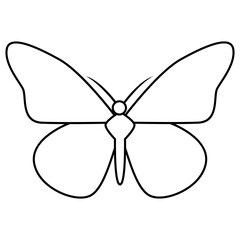 Butterfly icon vector. Insect illustration sign. Butterfly symbol or logo.