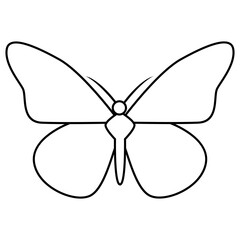 Butterfly icon vector. Insect illustration sign. Butterfly symbol or logo.