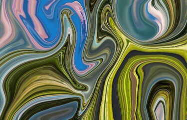 marble swirl abstract color motion design, wallpaper paint creative surface background. liquid gradient art