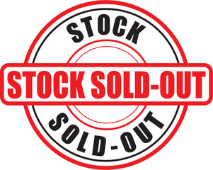 Stock Sold-Out Stamp Graphics