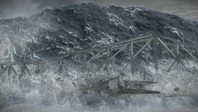 Tsunami vs Bridge