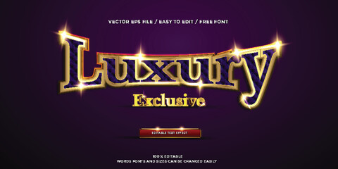 luxury editable text effect luxury text style
