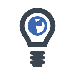 Worldwide idea icon